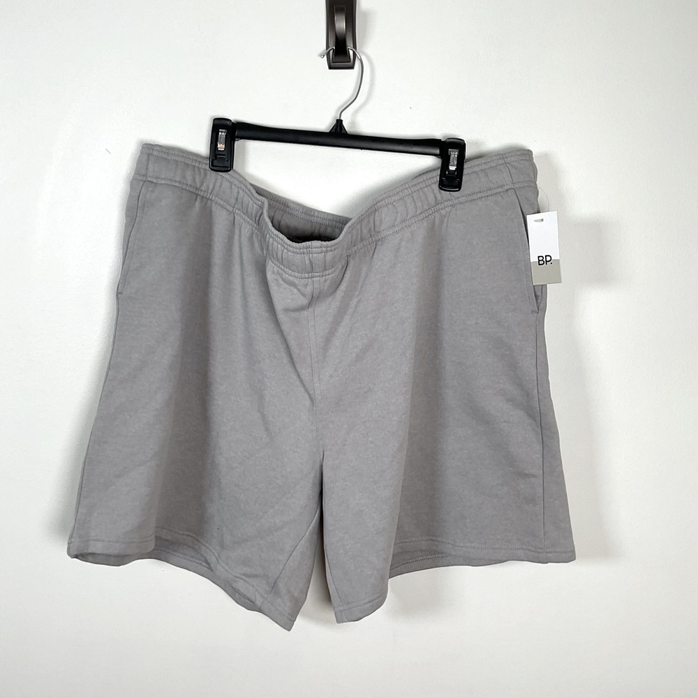 BP Men's Fleece Shorts with drawstring elastic waist Size‎ 3XL 7" Inseam NWT